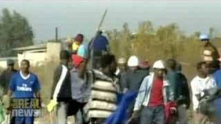 Xenophobic violence erupts in South Africa [upl. by Yramliw]