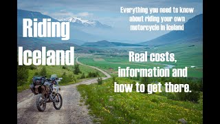 Iceland  how to get there with your own motorcycle [upl. by Arrimat]