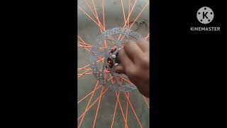 How to fretting disc brake Hub cycle plaza my channel👍👍😱 [upl. by Yule]