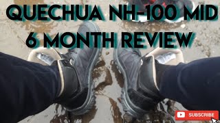 QUECHUA NH100 TREKING SHOES 6 MONTH REVIEW  Best budget trekking shoes  trekking trekshoes [upl. by Hahsia808]