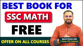 The Best Math Book for SSC CGL CHSL CPO exams  Previous year questions best book [upl. by Dominique]