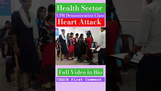 CPR Demonstration Class  Health Sector CPR bls viral viralreels healthsectorwithsurajit [upl. by Hannan]