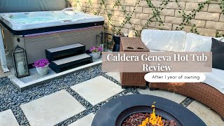 Caldera Geneva Hot Tub Review After 1 year of owning [upl. by Lussi]