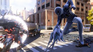 Marvels SpiderMan 2  AntiVenom Free Roam 4K 60Fps Gameplay [upl. by Ranson]