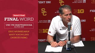 USC vs Chattanooga Post Game Press Conference [upl. by Sherie]