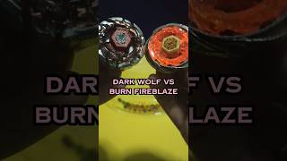 Dark Wolf Vs Burn Fireblaze beyblade toys shorts [upl. by Ittocs705]