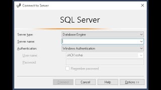 Server Name in SQL Server Management is Empty When Connecting with Local DB [upl. by Svensen]