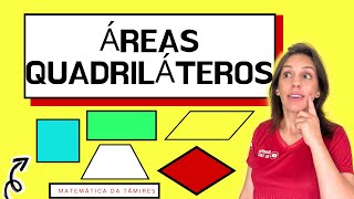 Aprenda Rápido Calcular Área de Quadriláteros [upl. by Elleivad733]