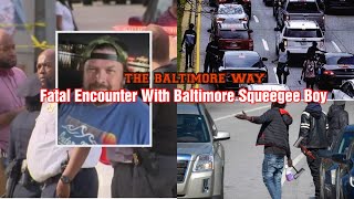 14 Year Old Charged After Fatal Encounter With Baltimore Squeegee Boys [upl. by Shrier]