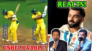 Cricketers React to Glenn Maxwell UNBELIEVABLE 201 🤯 AUS vs AFG Maxwell Batting World Cup News [upl. by Adlare852]