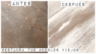 Diy Estilo Envejecido Para Tus Muebles  Farmhouse roomdecor [upl. by Grati]