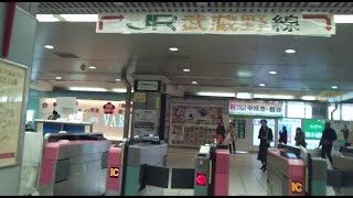 《乗り換え》東武ｽｶｲﾂﾘｰﾗｲﾝ、新越谷駅からJR武蔵野線、南越谷駅へ。 Shinkoshigaya [upl. by Eaver197]