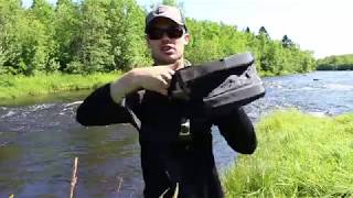 Fly Fishing Streamer Tips  Using a Stripping Basket [upl. by Epolulot]