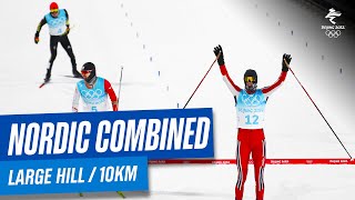 Nordic Combined  Mens Large Hill  Individual 10km  Full Replay  Beijing2022 [upl. by Heger]