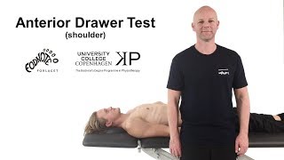 Shoulder  Anterior Drawer Test [upl. by Minetta]