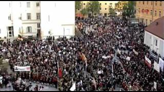 Südtirol Kundgebung Bruneck 2009  Offizielles Video SSB  Protestkundgebung [upl. by Ahsinehs]