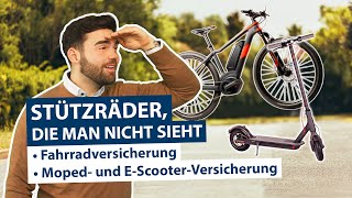 Fahrradversicherung Moped und EScooterVersicherung – Alles rund um Deine Mobilität [upl. by Gilly]