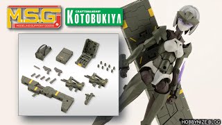 Heavy Weapon Unit 53 Combat Cell Dark Green Ver by Kotobukiya  MSG Modeling Support Goods [upl. by Glorianna538]