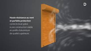 Volets roulants aluminium de rénovation Drutex  TopMenuiseriesfr [upl. by Einyaj]