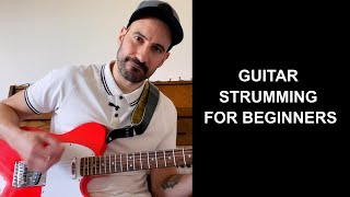 Strumming a Guitar for Beginners [upl. by Chaunce]