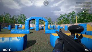 Paintball War 2 Gameplay  New Paintball Game on PC [upl. by Crosby]