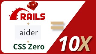 Build a Rails 8 Application Using Aider AI and CSS Zero [upl. by Cosimo50]