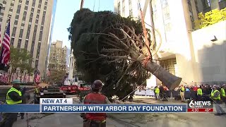 Nebraska connected to Rockefeller Center Tree Lighting through Arbor Day Foundation [upl. by Asiela]