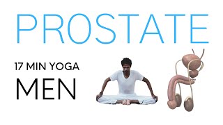 Morning Prostate Yoga to Shrink Enlarged Prostate  YOGA WITH AMIT [upl. by Ahseila]