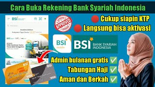 Cara Buka Rekening BSI Online Terbaru 2023  Full Step   Aplikasi BSI mobile [upl. by Ybanrab]