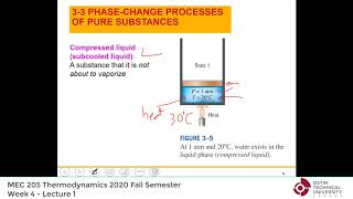 Thermodynamics by Yunus Cengel  Lecture 09 quotChap 3 Phase change processes of pure substancesquot [upl. by Yssis]