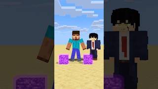 HELP Herobrine To Power Up And Lift Bedrock friendship shorts trending anime [upl. by Gerti190]