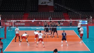 Poland vs Iran 23 Tokyo 2021 OG Highlights [upl. by Ingeborg]