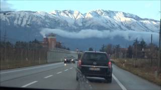 Passing the Flightline amp Driving to Aviano January 2016 Aviano Air Base [upl. by Lelah]