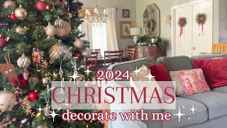 CHRISTMAS DECORATE WITH ME 2024 🎄 [upl. by Edlitam554]