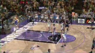 nba 2k8  vince carter monster two hand jam [upl. by Warchaw]