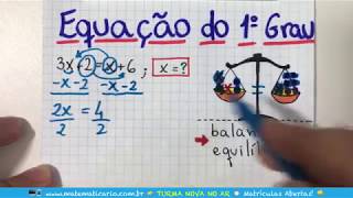 ⏱ EQUAÇÃO E BALANÇA 👉 Minuto Matemática [upl. by Eiahpets]