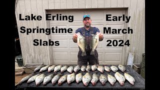 Lake Erling Springtime Slabs  Early March 2024 [upl. by Maurise]