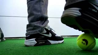 NIKE AIRMAX 90 LUNARLON ballgames in SLOWMOTION [upl. by Hillery]