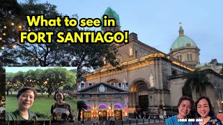 VLOG 103  FORT SANTIAGO PALACIO DEL GOBERNADORMANILA CATHEDRAL CHURCH MANILA CITYHALL UNDERPASS [upl. by Rahab855]