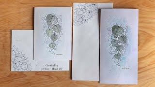 A Mica Minerals Forest Leaf by Jo Rice  A Lavinia Stamps Tutorial [upl. by Avuha176]