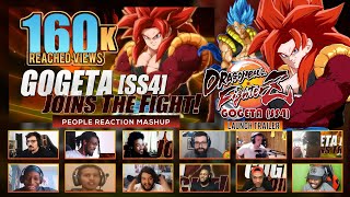 Official Launch Trailer  Gogeta SS4  Dragon Ball Fighterz  Reaction Mashup Video [upl. by Avirt514]