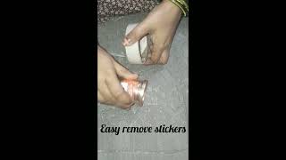 Easy remove stickers [upl. by Mallissa171]