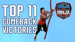 Best Runs Top Comeback Victories  American Ninja Warrior Ninja Vs Ninja [upl. by Macmahon387]