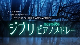 おとなのジブリピアノメドレー2時間【睡眠、作業用BGM】もののけ姫、天空の城ラピュタ、風の谷のナウシカ、魔女の宅急便、千と千尋の神隠し、風立ちぬ、ほか Ghibli Piano Medley [upl. by Faye340]