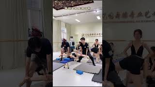 Dance trainingshortsdanceflexibilitygymnasticssplitballettrainingstretchingyogacontortion [upl. by Derraj]