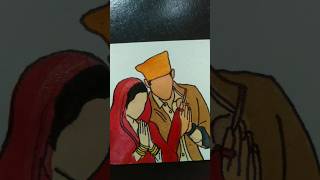 shersha movie scene drawing shershaah youtubeshorts lovestatus shortsvideo viral [upl. by Ffirahs]