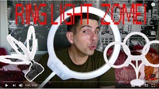 ZOMEI RING LIGHT à LED  CRASH TEST le TOP ECLAIRAGE DISCOUNT pour YOUTUBE [upl. by Neddy824]