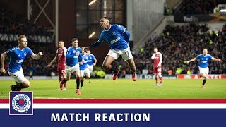 REACTION  Joe Aribo  Rangers 32 Braga [upl. by Reis]