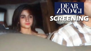 Alia Bhatt At Dear Zindagi Special Screening [upl. by Alesram689]