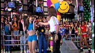 Sandy amp Junior  Dig Dig Joy no Programa Xuxa Hits 1996 [upl. by Eidua]